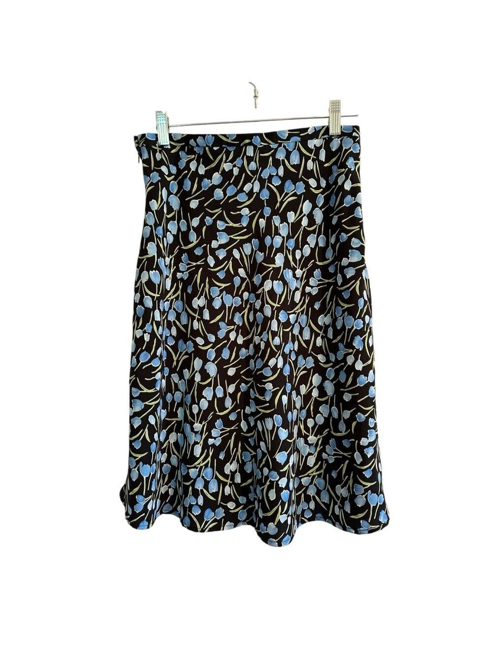 Dress Barn Skirt Side Zipper & Button Womens Size 6 Multicolor Summer Aline - Picture 6 of 17